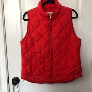 Orange JCREW vest